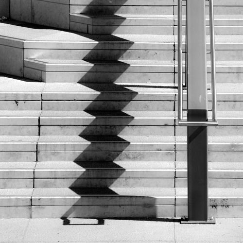 Shadow on steps