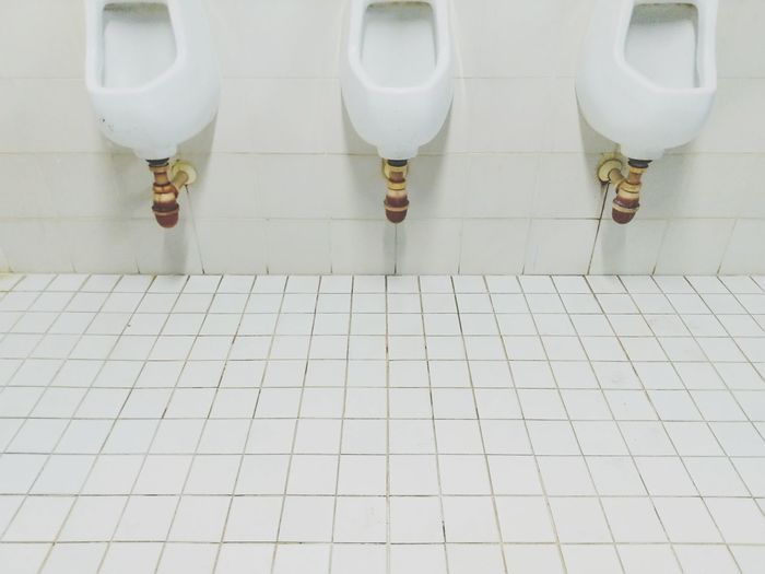 View of white bathroom