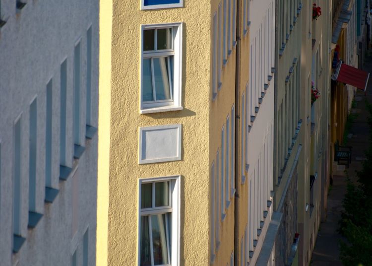 Low angle view of building against sky