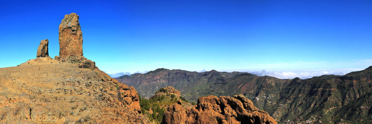 Roque nublo is the highest mountain in gran canaria