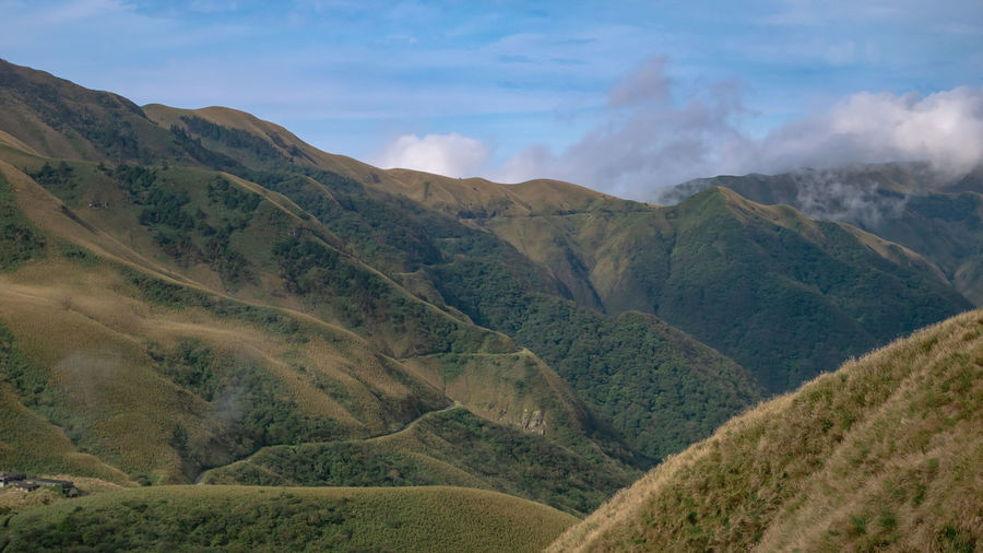 The landscape of natural view around qixingshan at yangmingshan national park in taipei, taiwan.