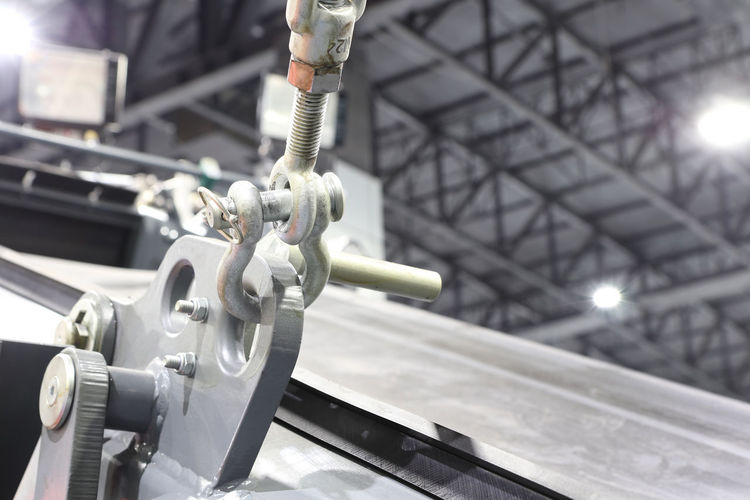 Close-up of machine part