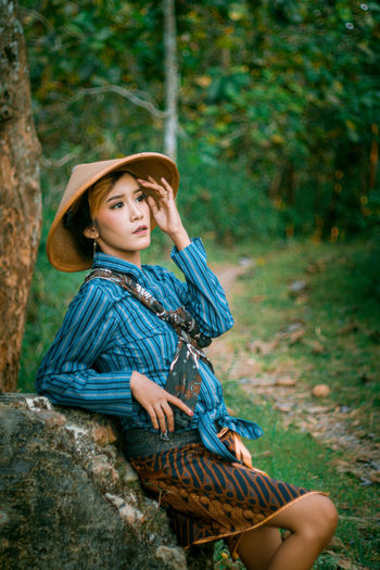 Javanese girl on the street