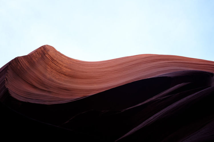 Scenic view of rock formations against sky