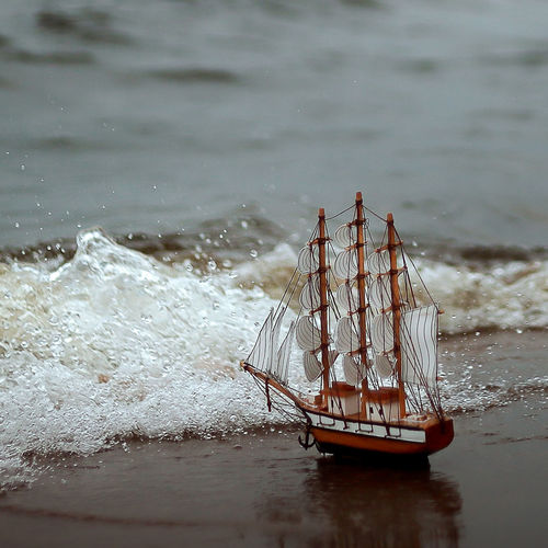 Ship in sea