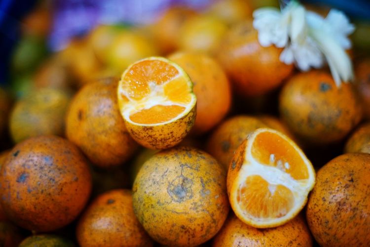 Close-up of citrus fruits