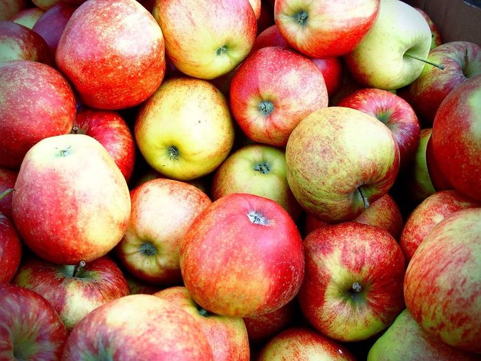 Full frame shot of apples for sale