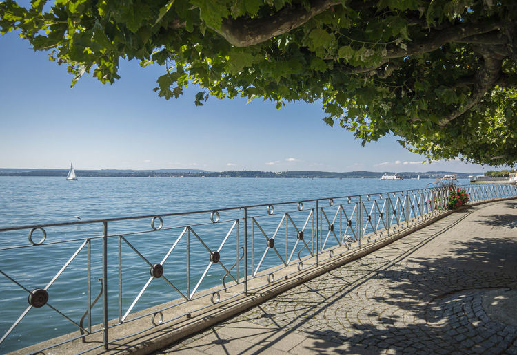 Lake constance in the city of meersburg, germany