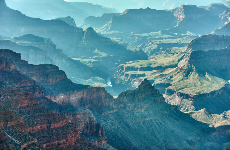 Aerial view of mountains