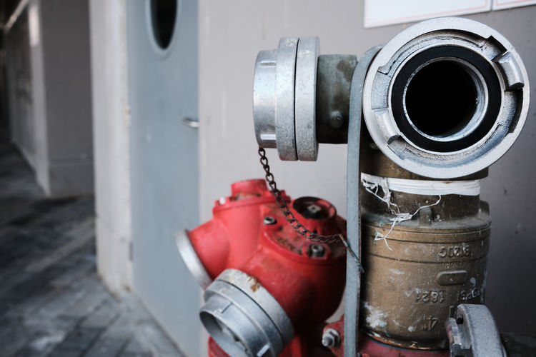 Close-up of fire hydrant