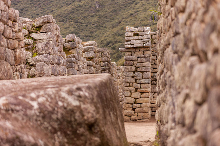 Old ruins of machu picchu
