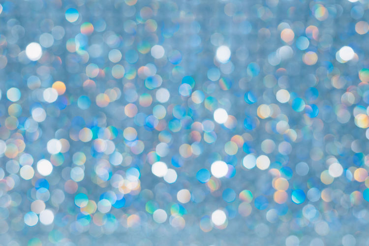 Defocused image of lights