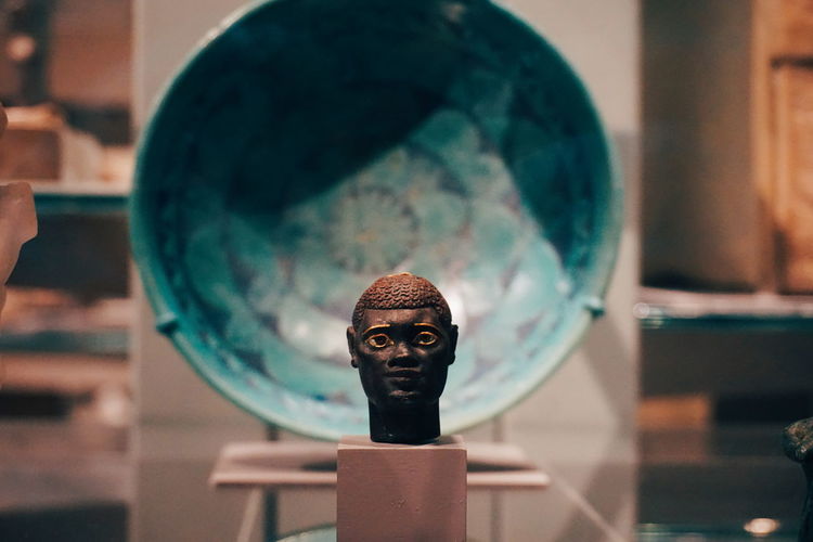 Close-up of toy statue