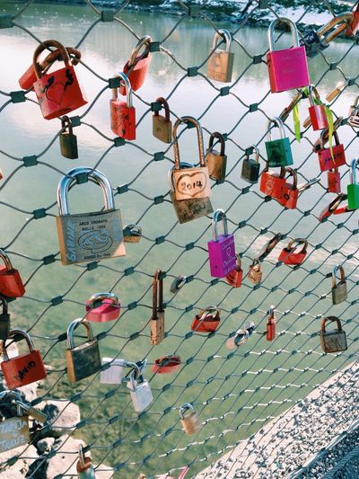 Close-up of chainlink fence