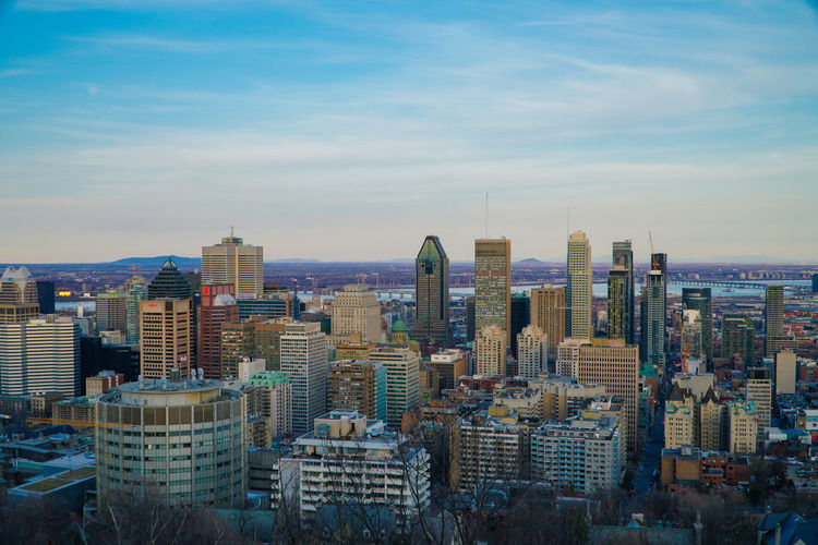 View of cityscape against sky