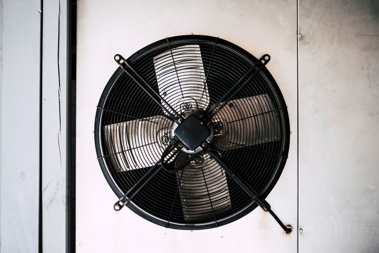 Electric fan at home