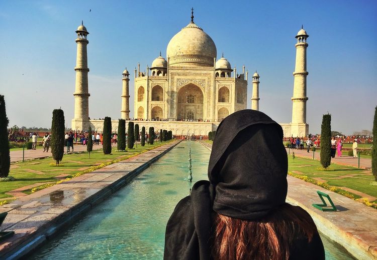 View of taj mahal