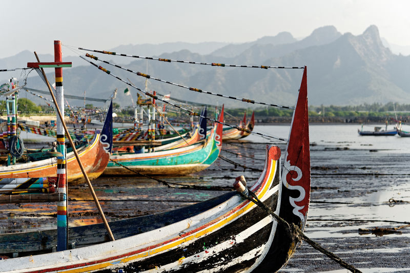 Close-up of boat