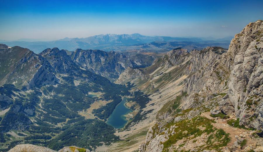 Aerial view of a valley