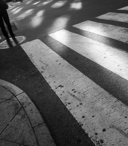 Close-up of shadow on ground