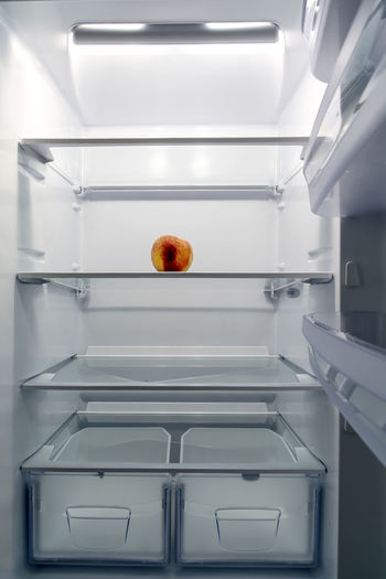 Apple in refrigerator