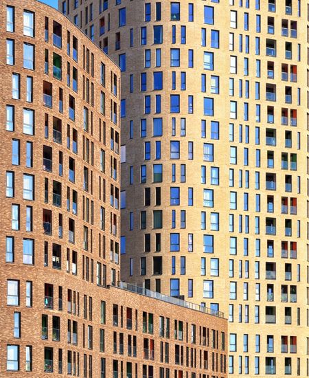 Brick residential façades 