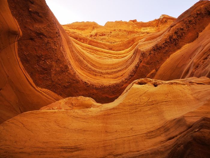 Rock formations in desert