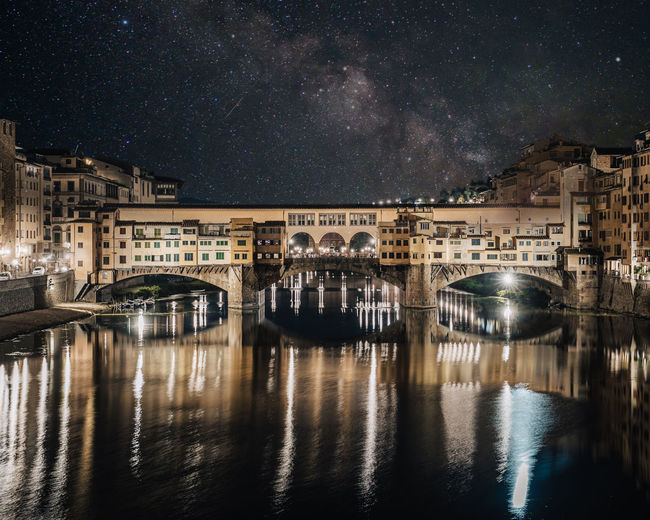 Ponte avec chip at night under the stars