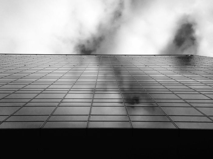 Low angle view of building against sky