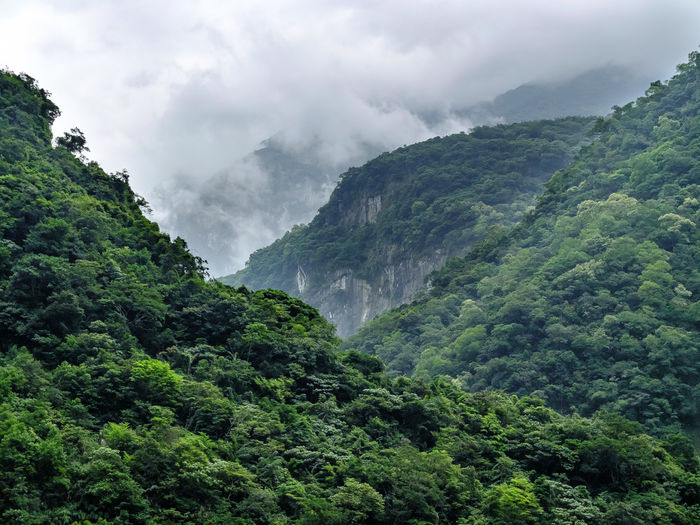 Scenic view of mountains