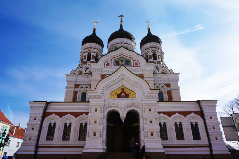 Low angle view of orthodox church