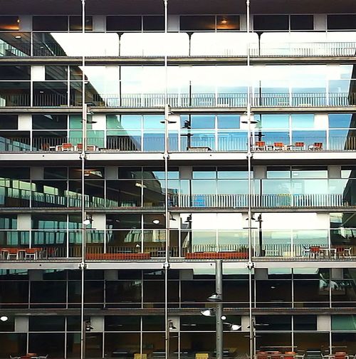 Low angle view of building in city