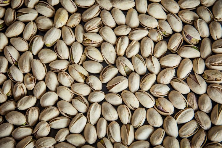 Full frame shot of pistachios for sale