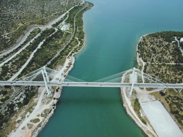 Chalkida bridge, evia, greece 
