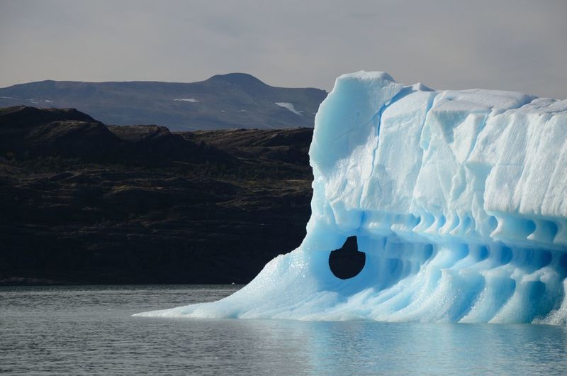 Icebergs on lake argentino, a sunny autumn afternoon, santa cruz province, argentino. 8