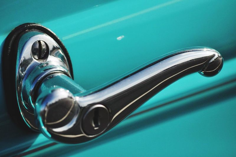 Close-up of doorknob