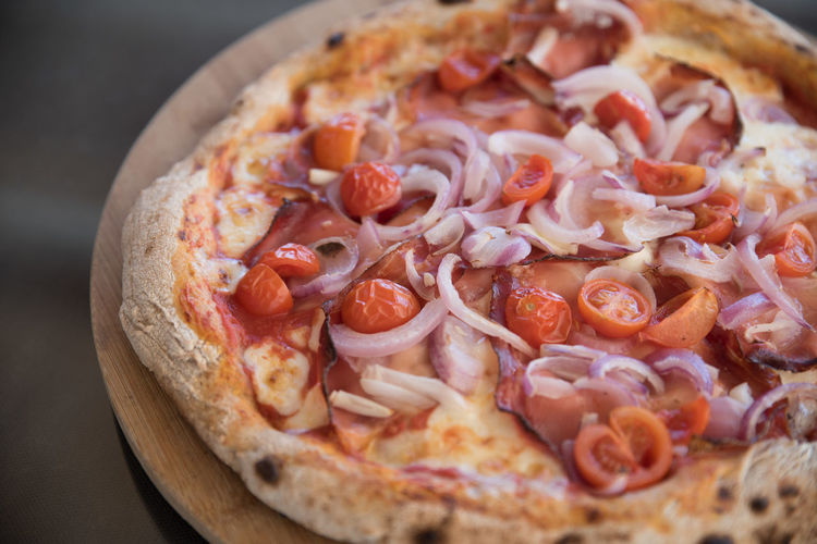 Close-up of pizza