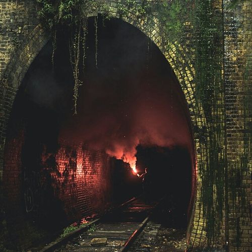 Illuminated tunnel