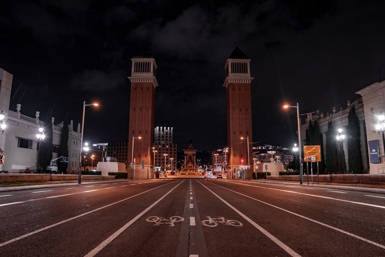The venetian towers is the popular name for a pair of towers on avinguda de la reina maria cristina