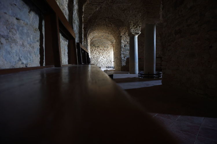Interior of old building