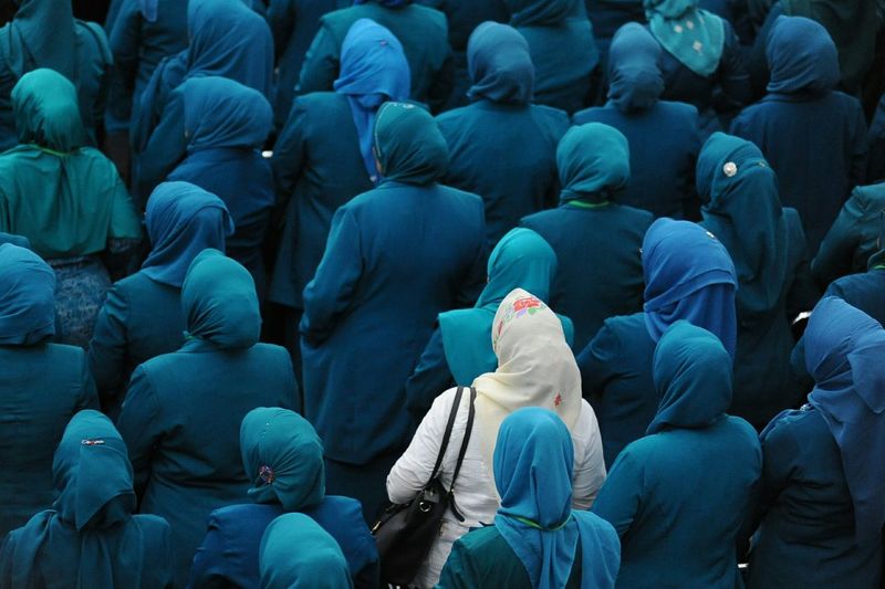 Beautifully Organized Blue People EyeEmNewHere International Women's Day 2019