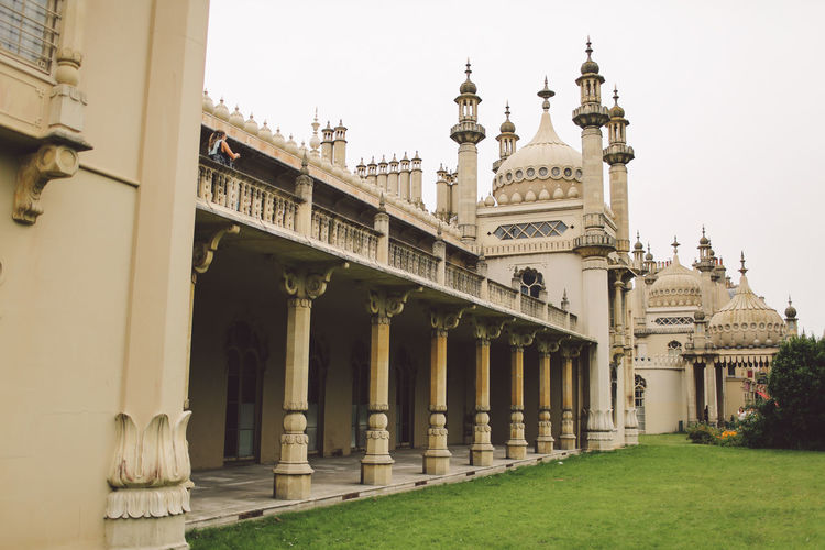 Royal pavilion against clear sky