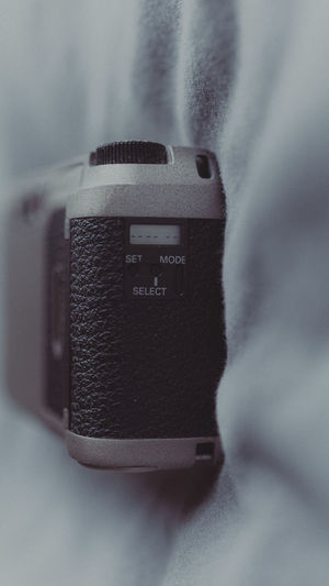 Close-up of camera phone