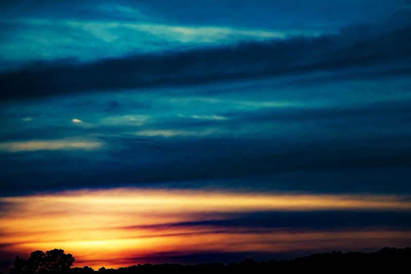 Low angle view of dramatic sky
