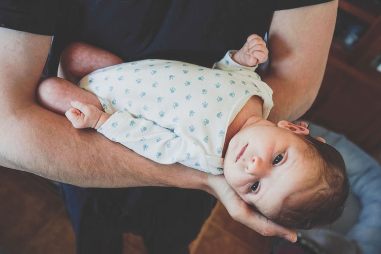 Father and daughter baby