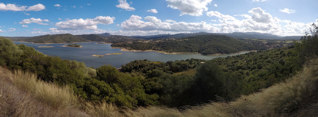 Panoramic view of landscape against sky