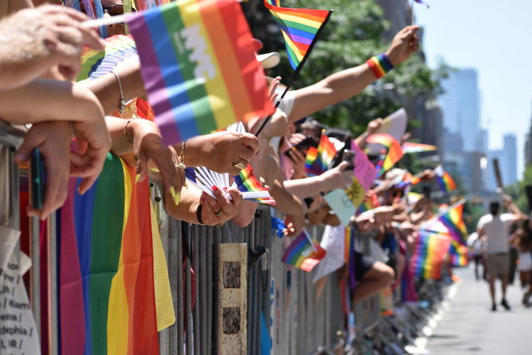 Millions take part in the 53rd annual pride parade along fifth avenue in new york city.
