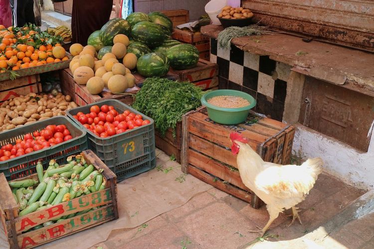 Fruits for sale in market