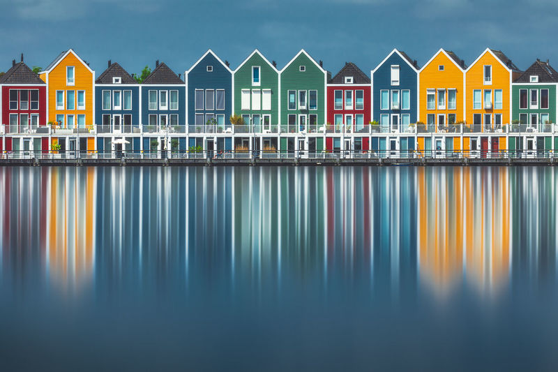 Boats in lake