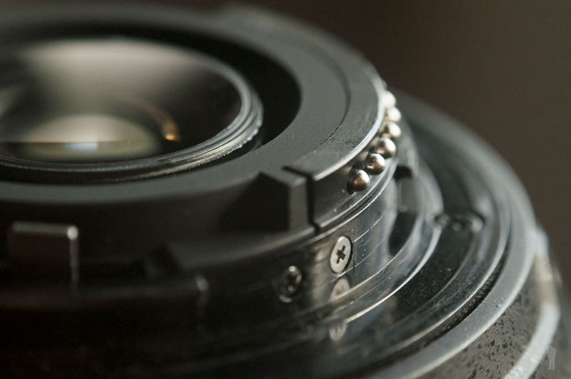 Close-up of camera lens